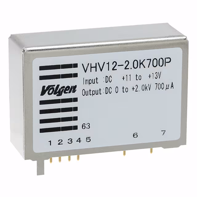 VHV12-1.5K1000P Kaga Electronics USA  DC DC Converters